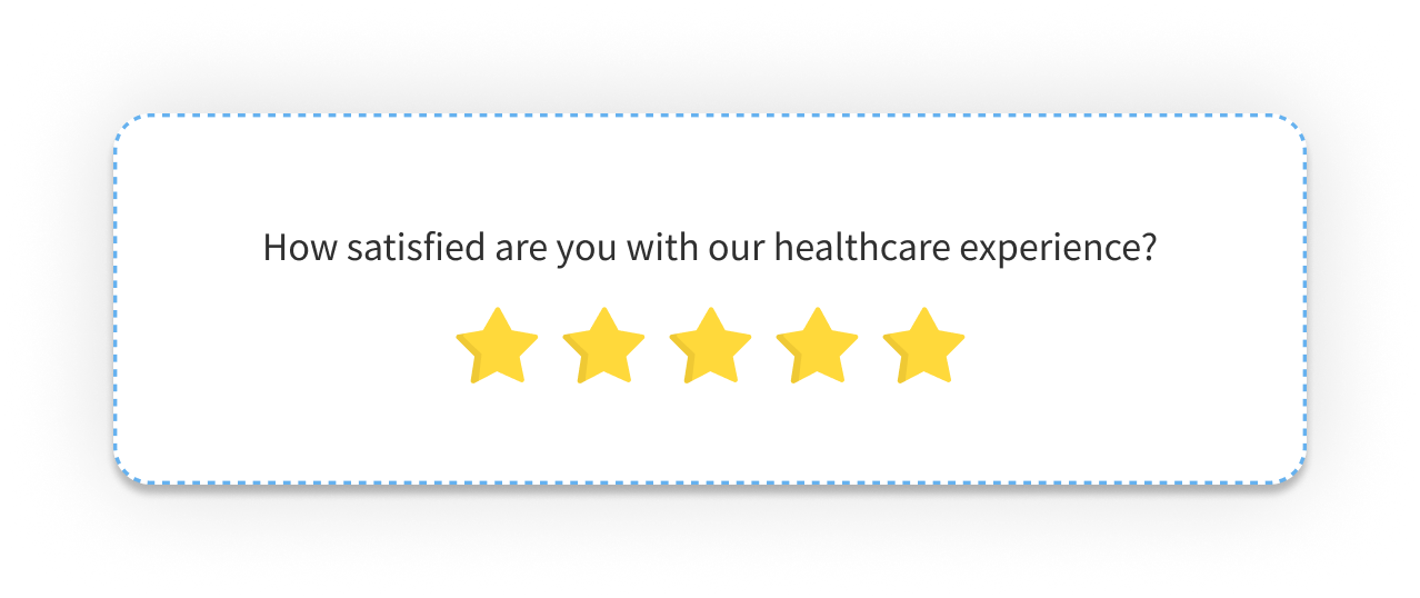healthcare 1 to 5 rating survey-1
