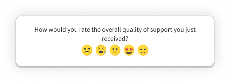help desk survey questions on overall support quality