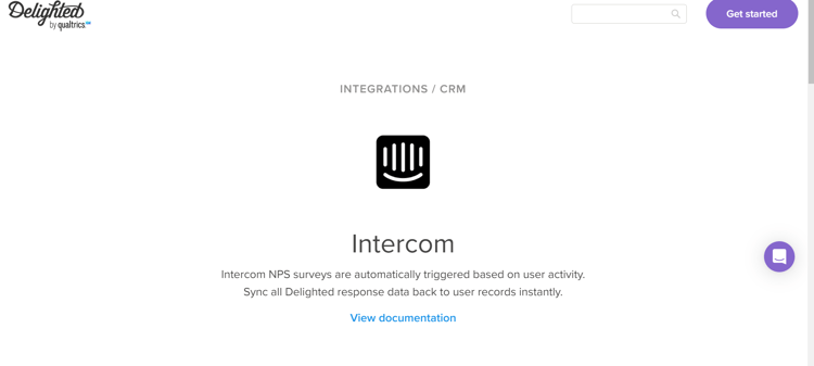 NPS tools for Intercom-Delighted 