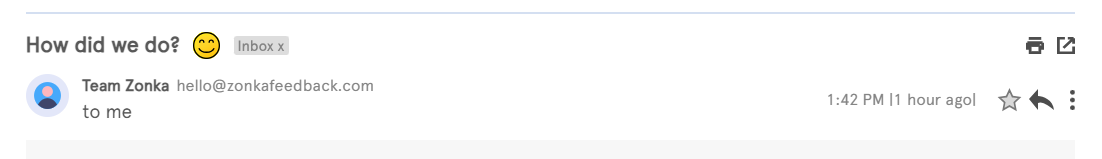 Choose right sender name