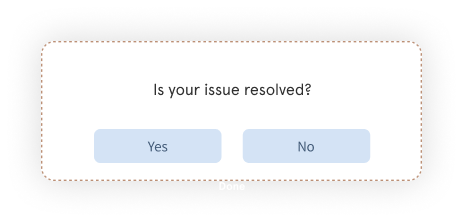 is your issue resolved yes or no