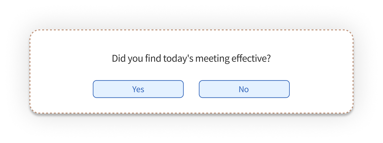 meeting evaluation survey questions to check effectiveness