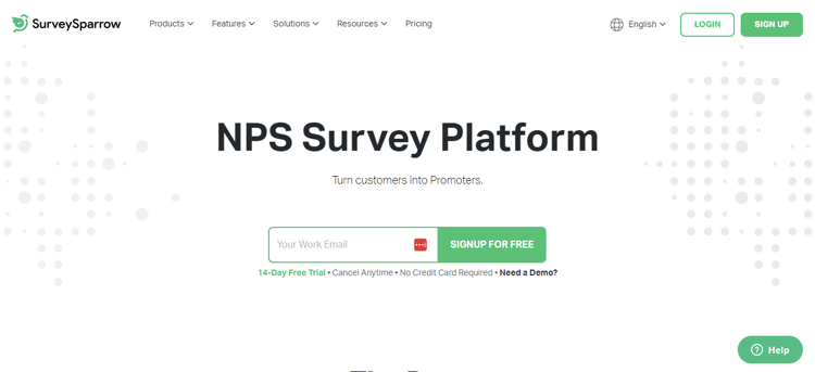 nps tools for zendesk-surveysparrow
