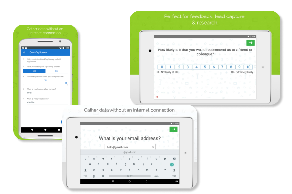 offline surveys quicktapsurvey