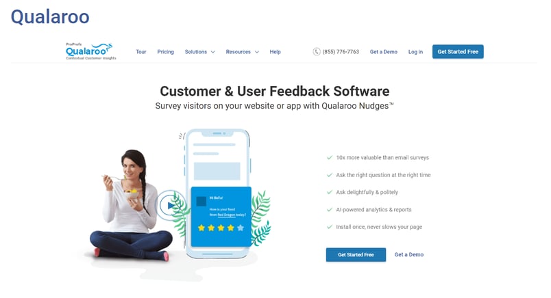 customer feedback tools- qualaroo