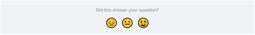 emoji poll to collect feedback on website