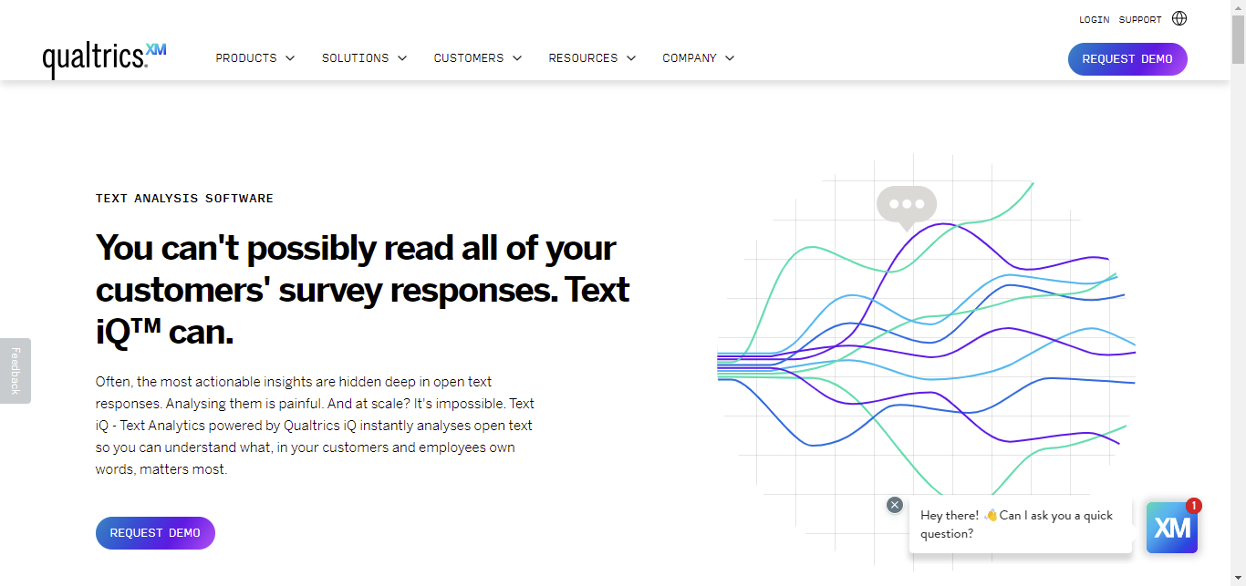 qualtrics-text analysis software
