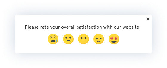 smiley face survey website feedback