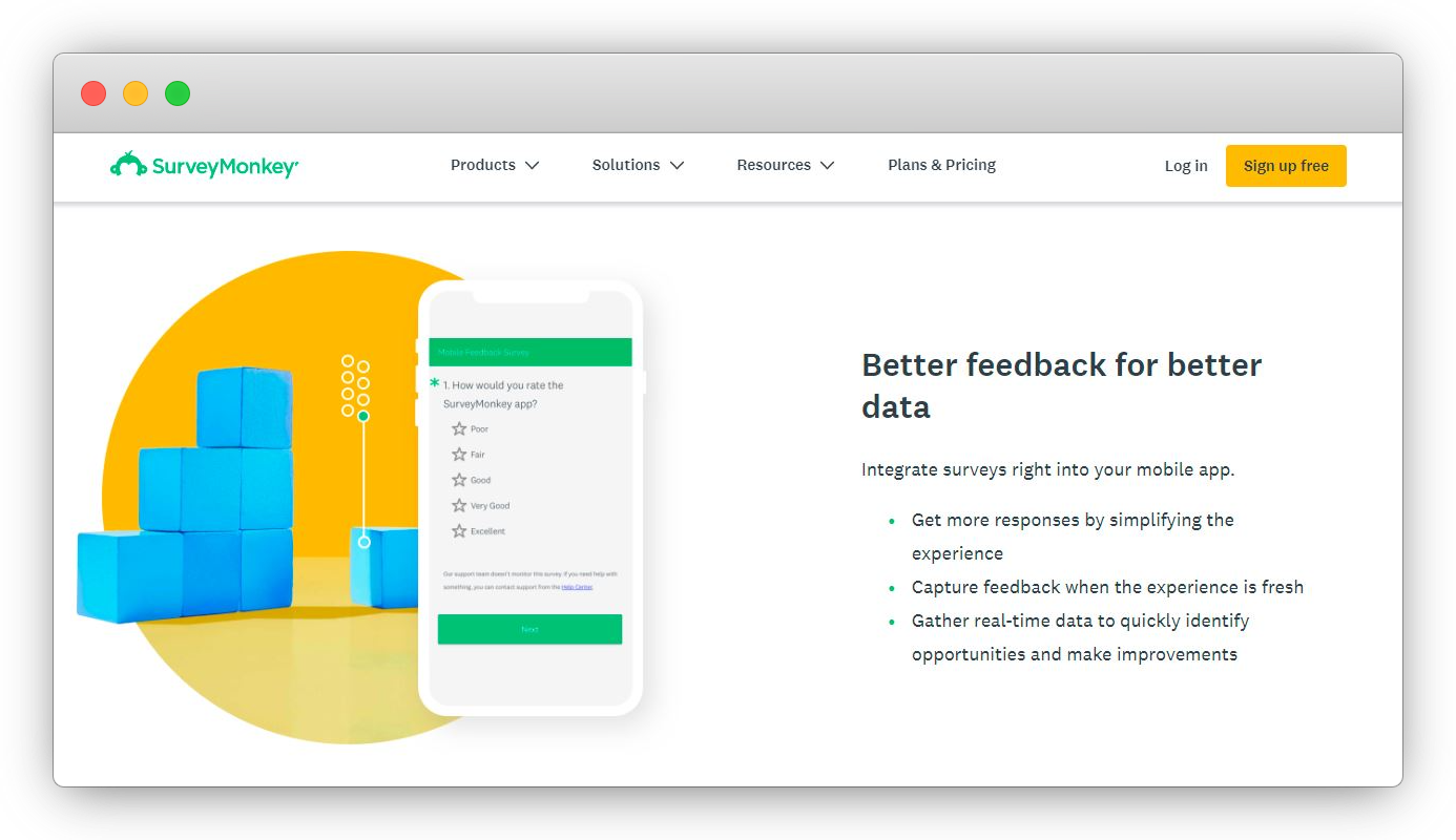 surveymonkey inapp