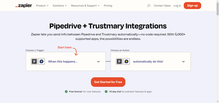 trustmary nps tools for Pipedrive
