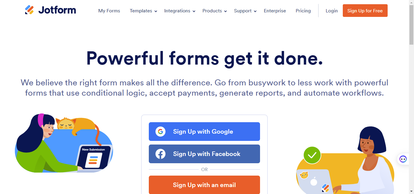voice of customer survey tools jotform
