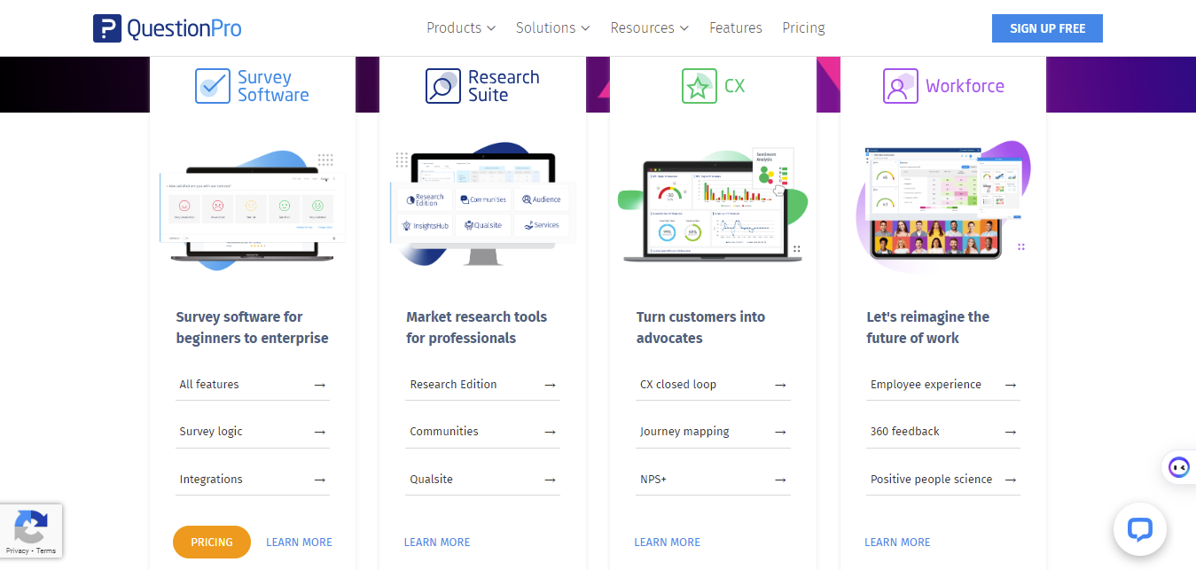 voice of customer survey tools questionpro