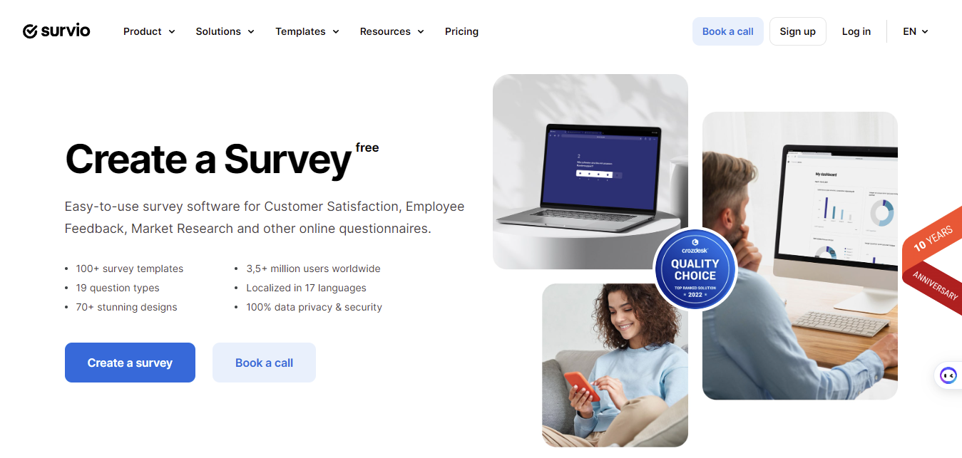 voice of customer survey tools survio