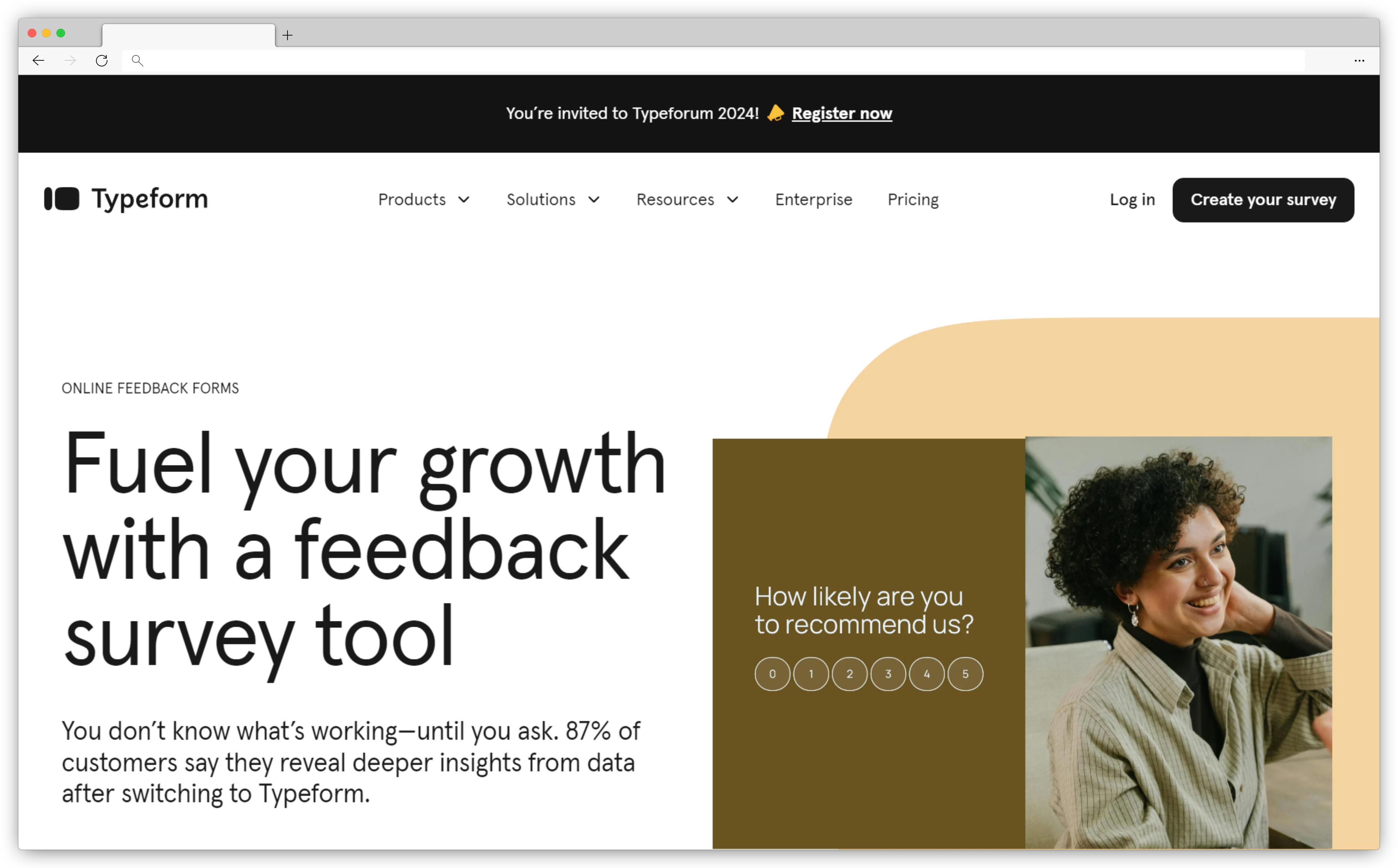 website feedback tool - Typeform
