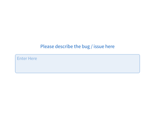 Bug Report Form Template