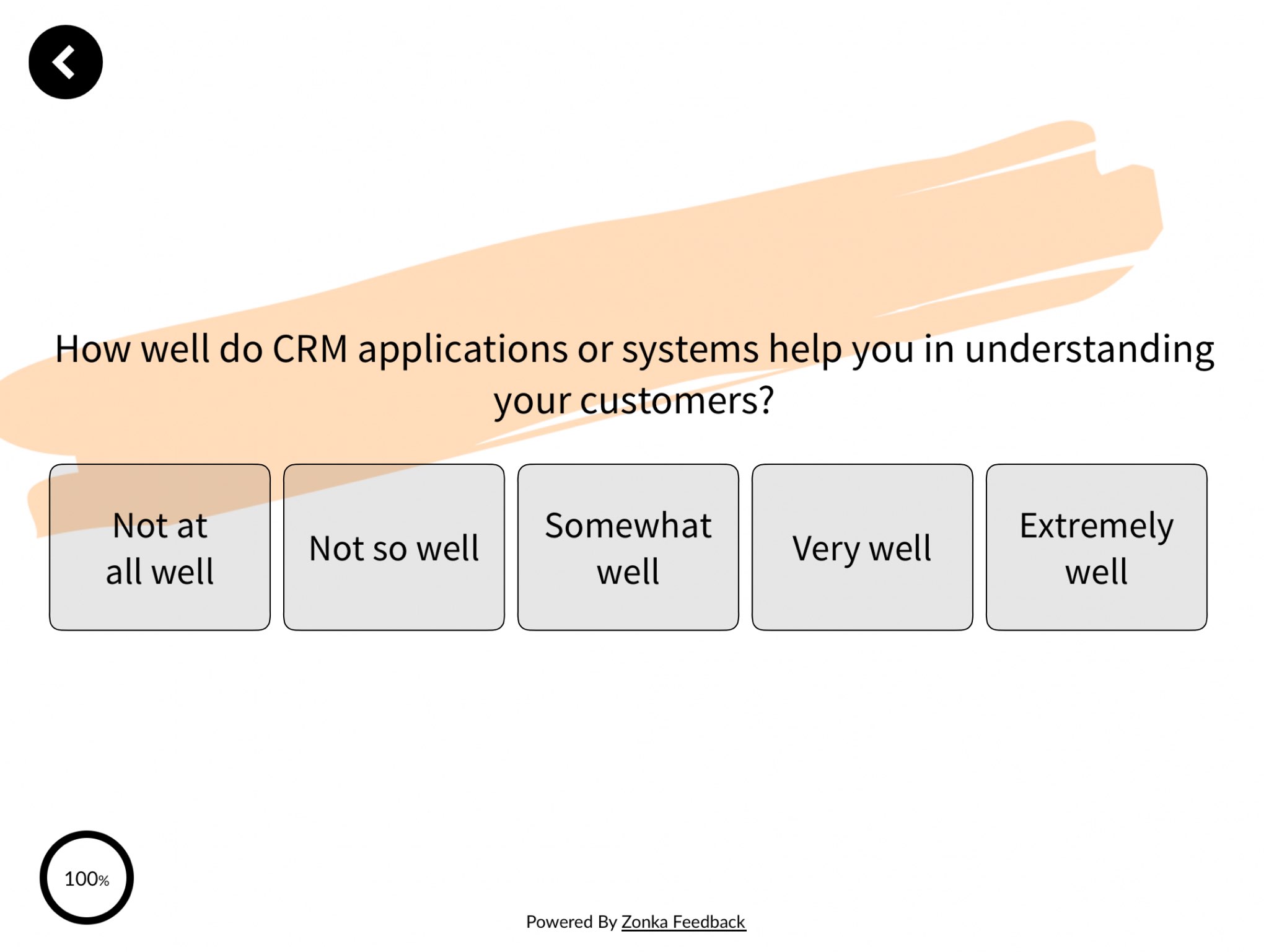 CRM Software Survey Template