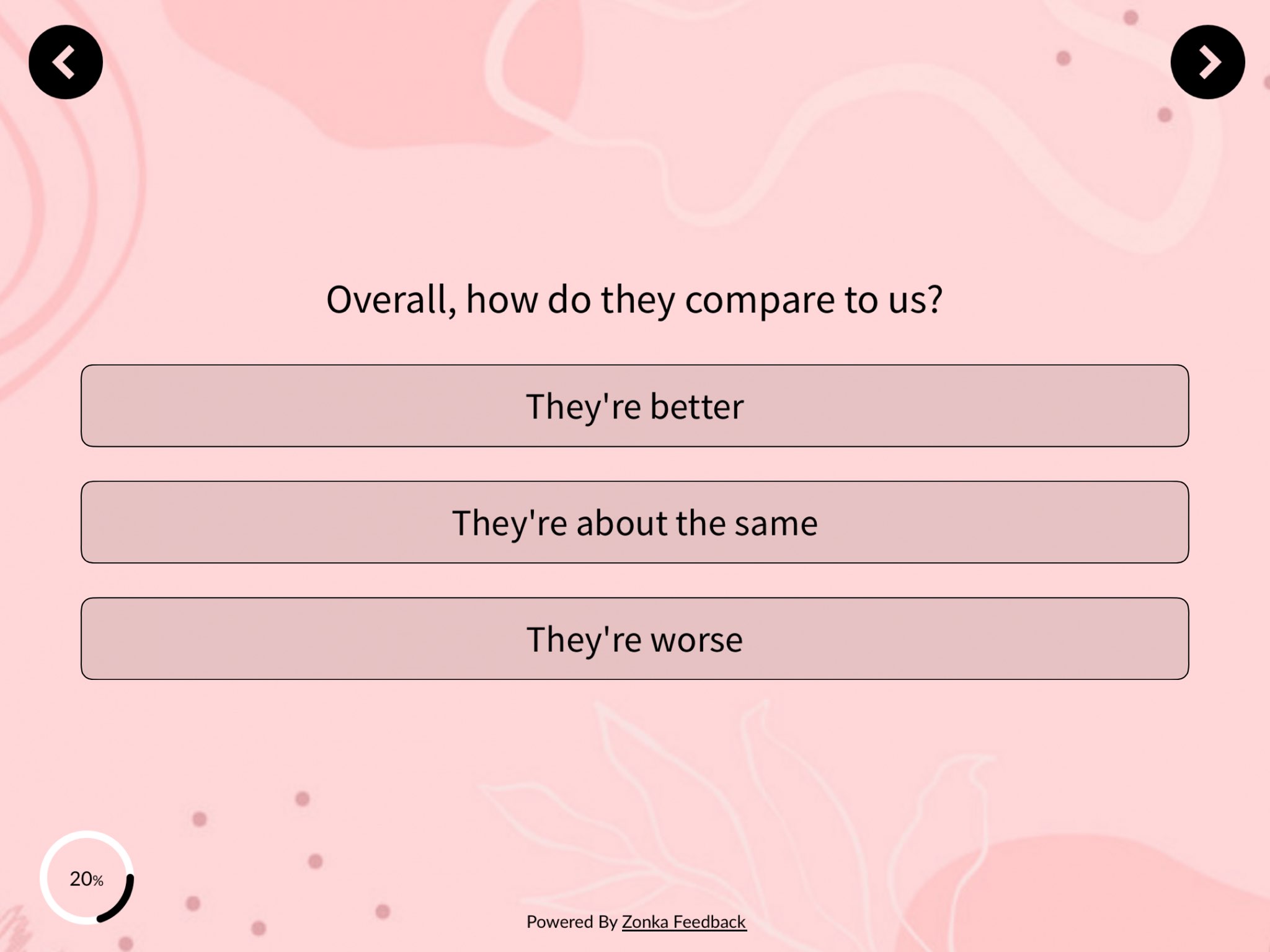 Competitor Research Survey Template