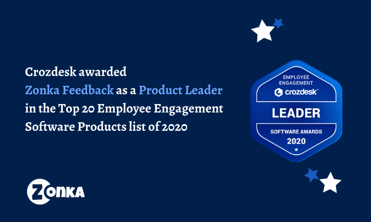 Zonka Feedback recognized as ‘Product Leader’ by Crozdesk in their Top 20 Employee Engagement Software Products list of 2020