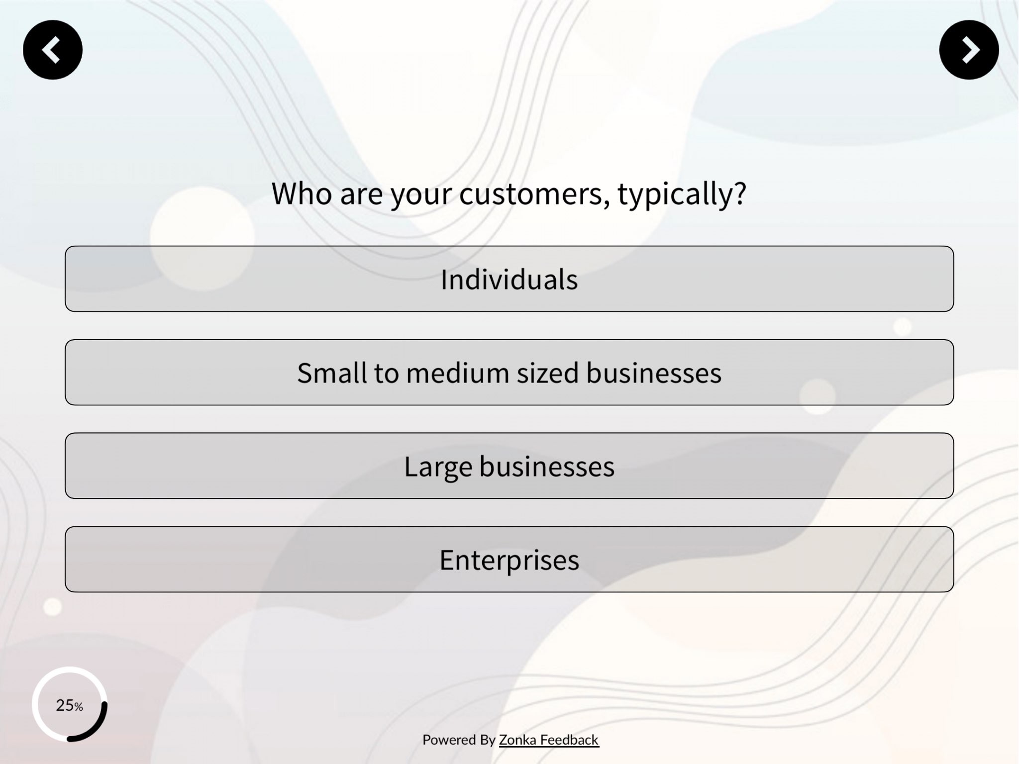 Customer Analysis Survey Template
