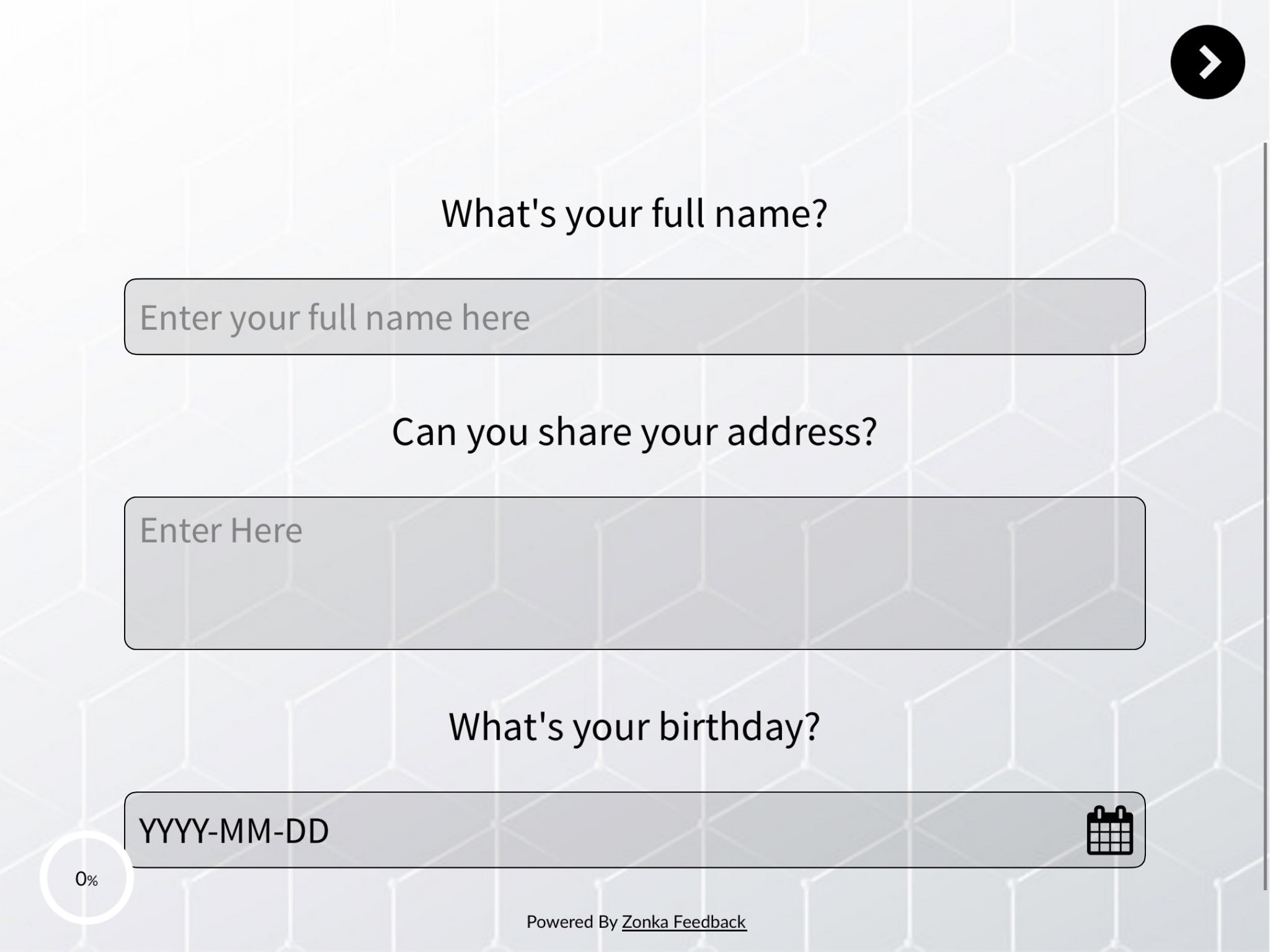 Customer Information Form Template