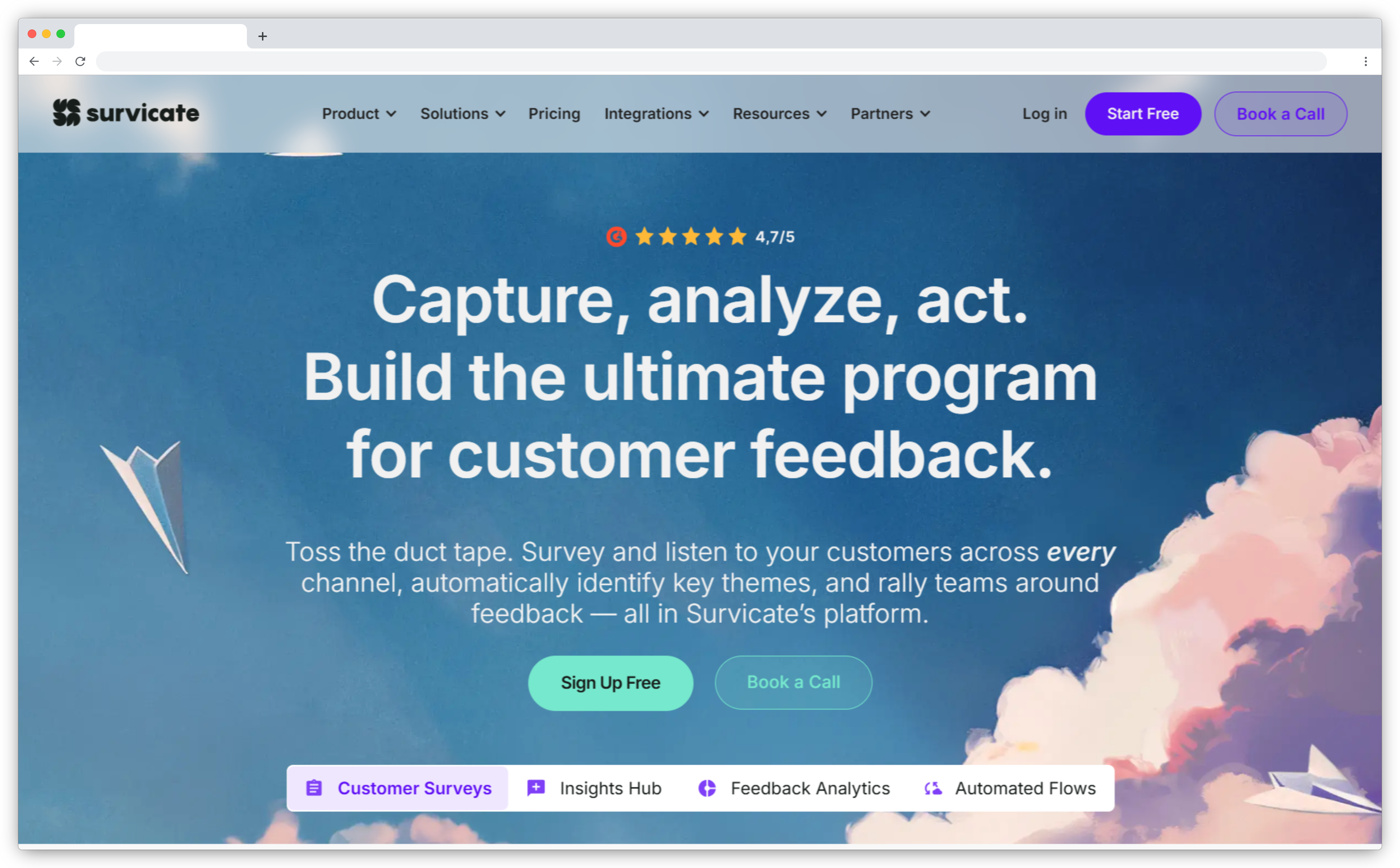 SaaS Customer Feedback Tool - Survicate