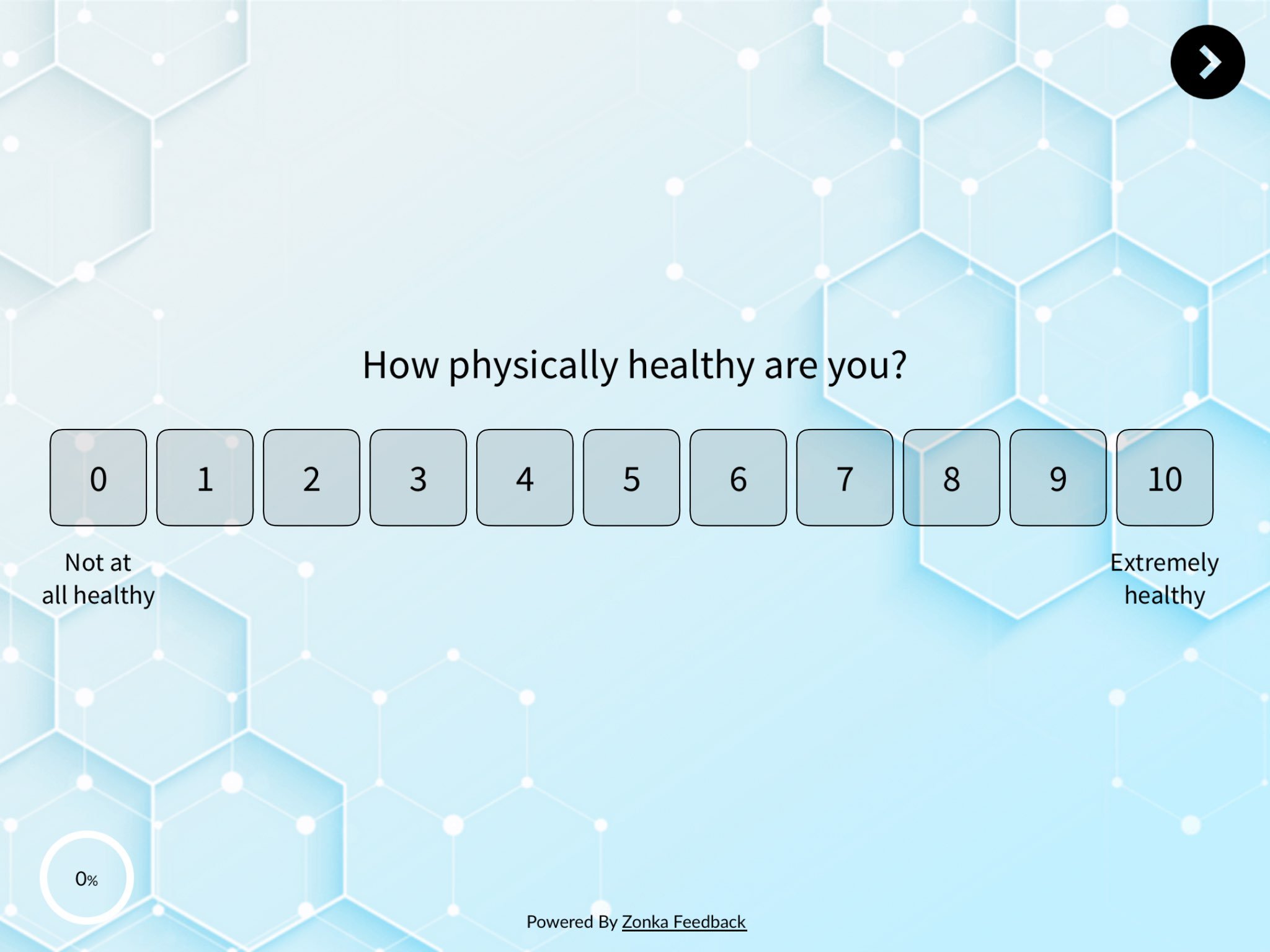 Diet, fitness, and exercise survey template