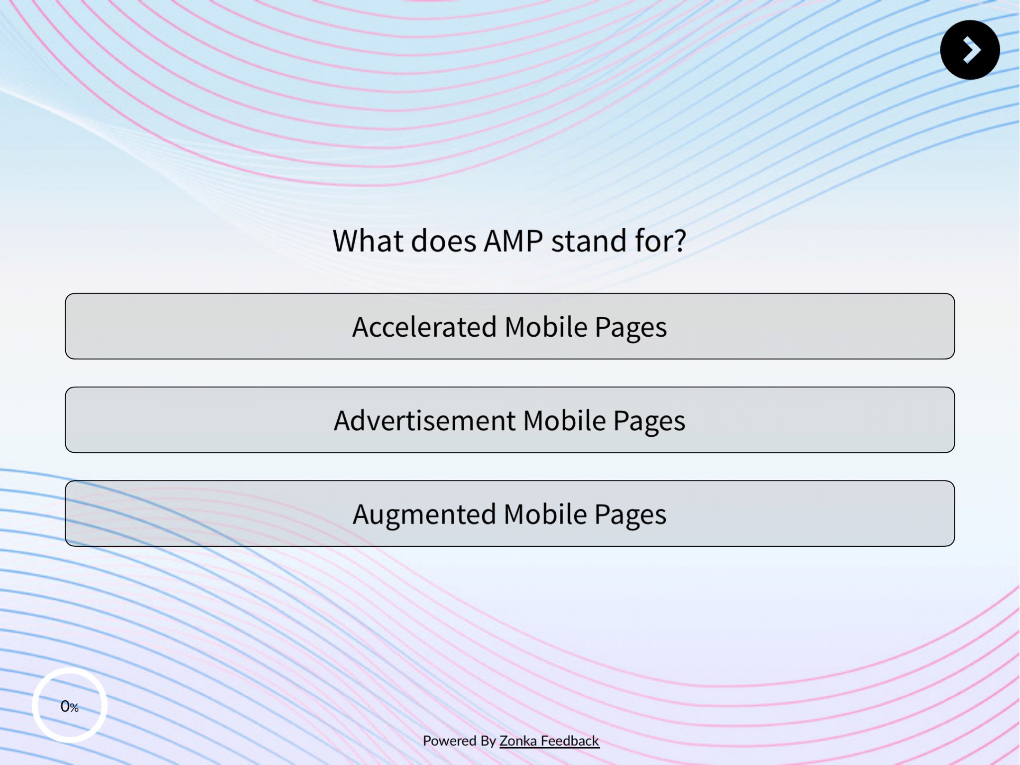 Digital Marketing Quiz Template