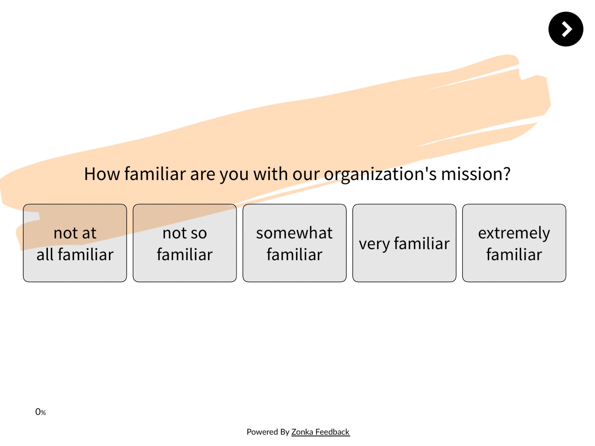 Donor feedback survey template