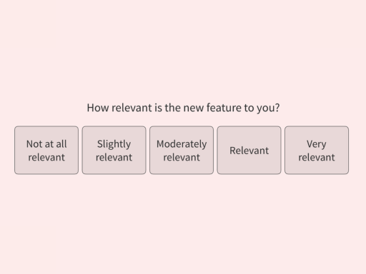 Product Feature Feedback Template