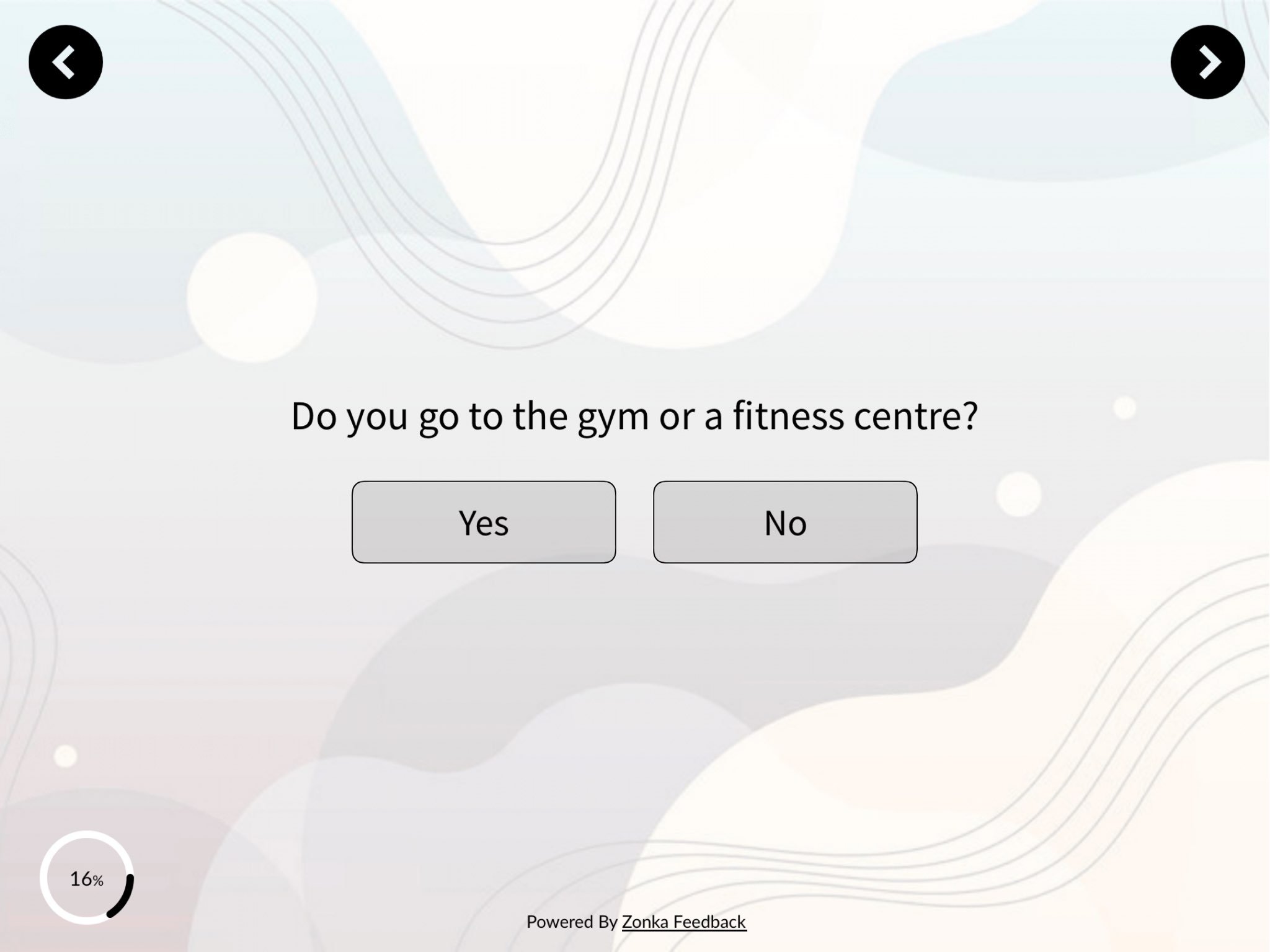 Fitness Questionnaire Template