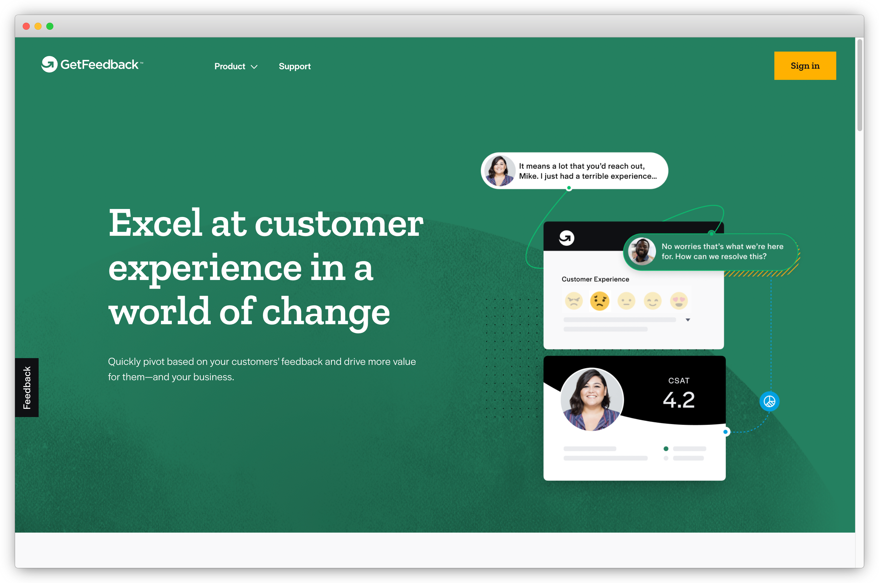 GetFeedback Salesforce-integrated email survey tool