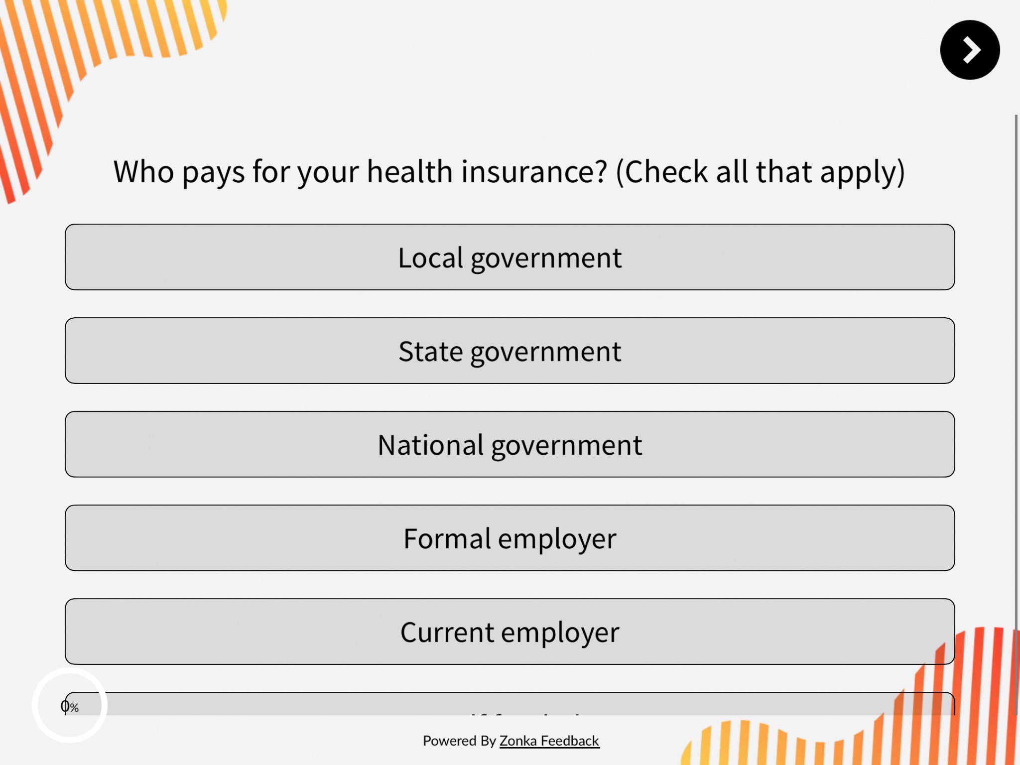 Healthcare Expenses Survey Template