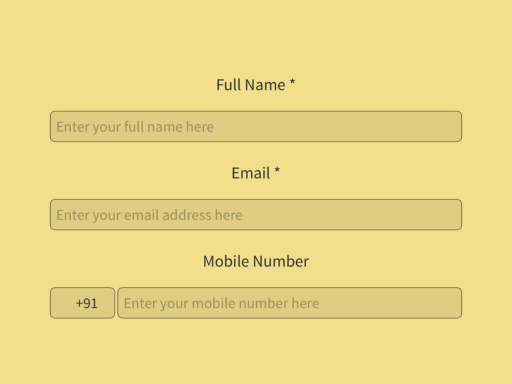 Lead Generation Form Template