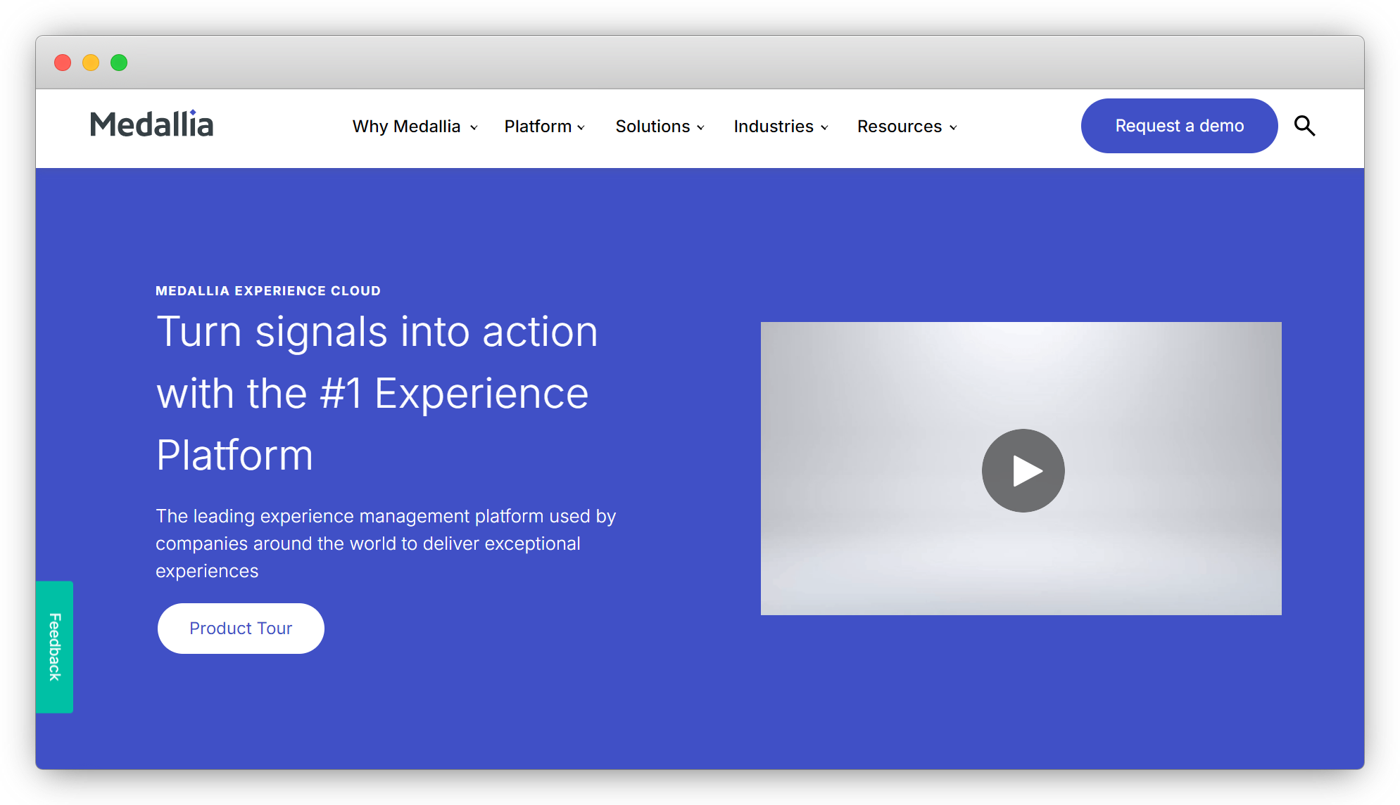 Medallia enterprise survey software
