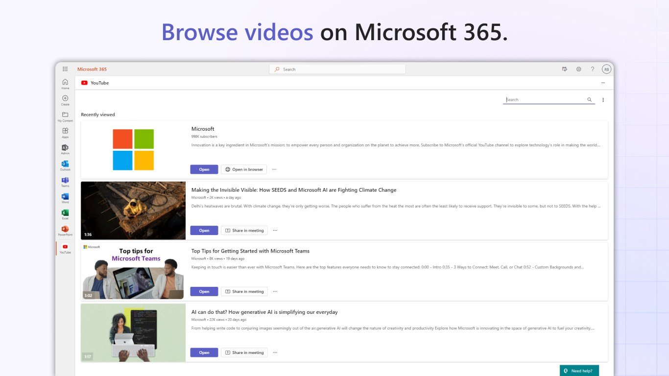 Microsoft Teams App Youtube