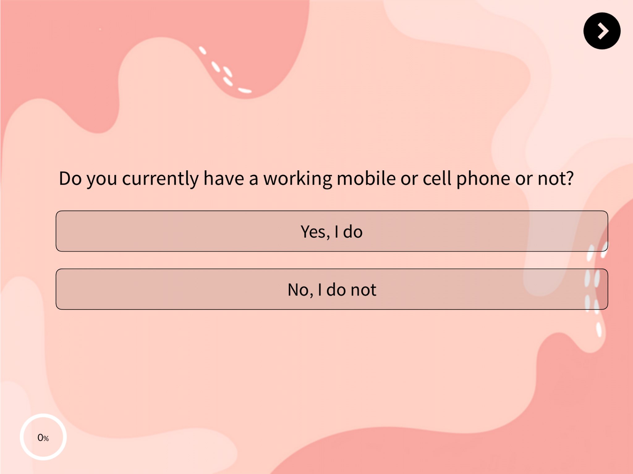 Mobile Or Cell Phone Survey Template