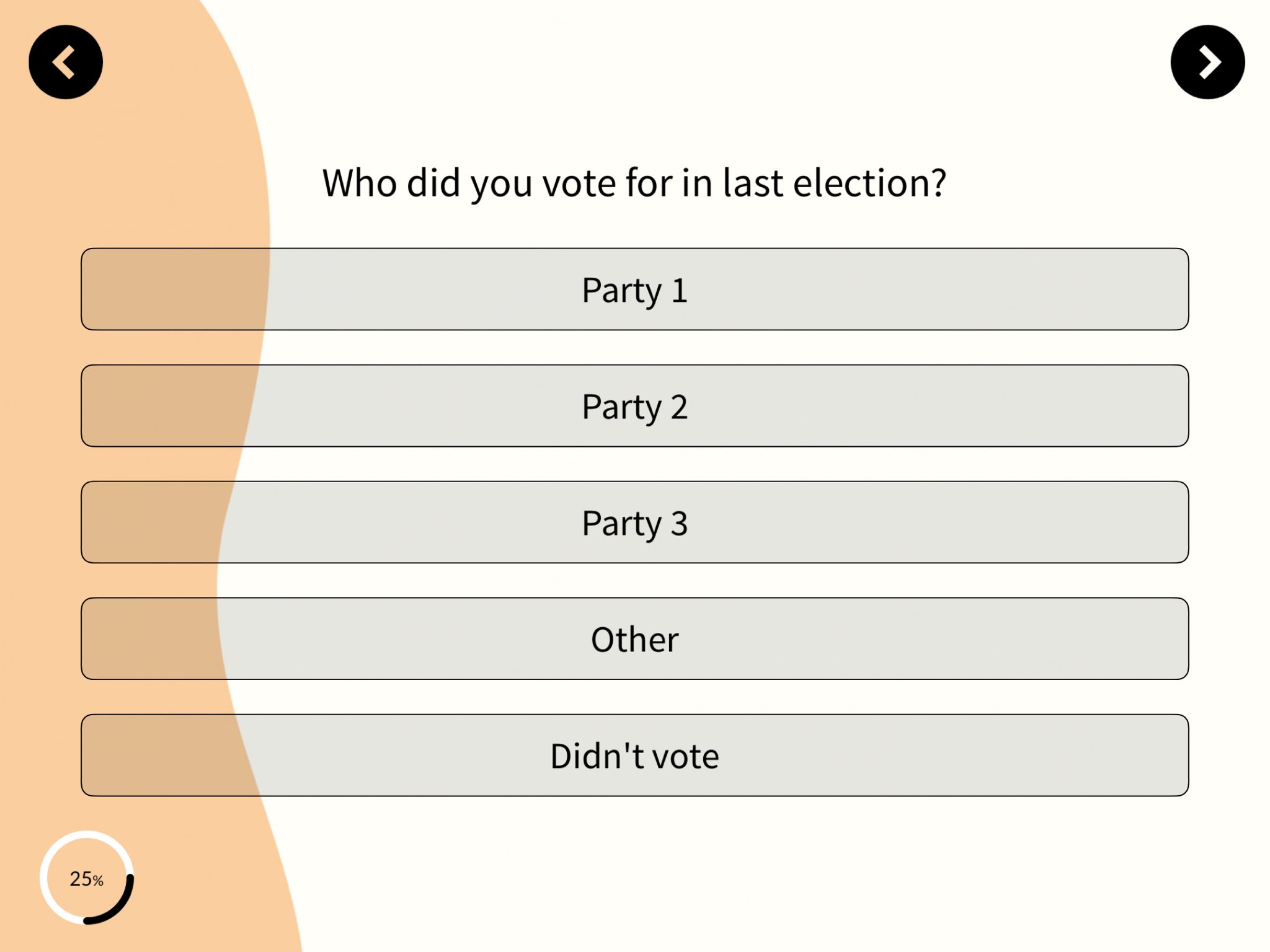 Online Political Poll