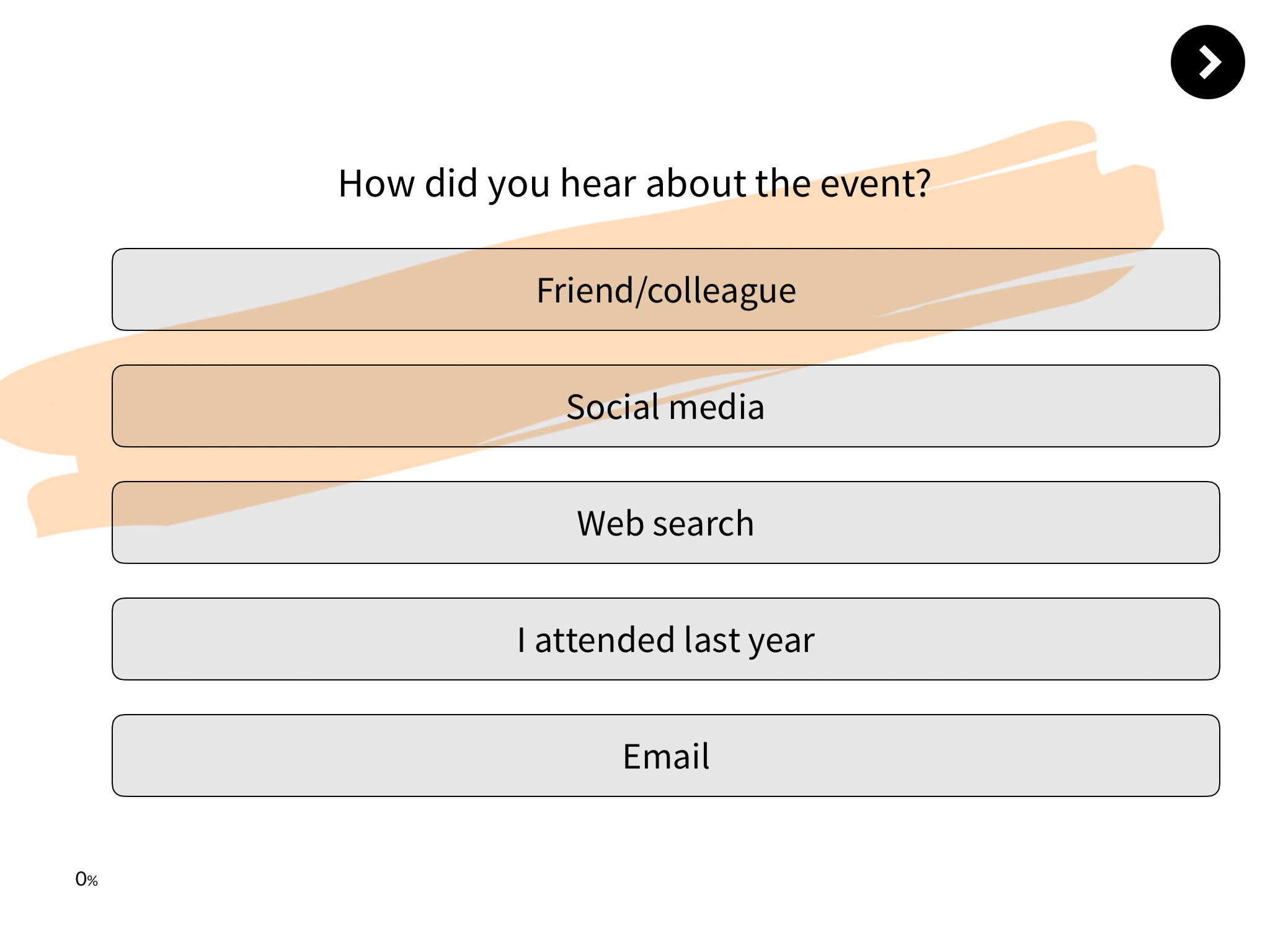 Pre Event Survey Template