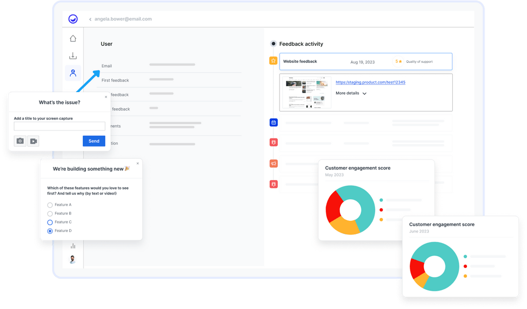 Link user feedback to related feature ideas using insights – Productboard Support