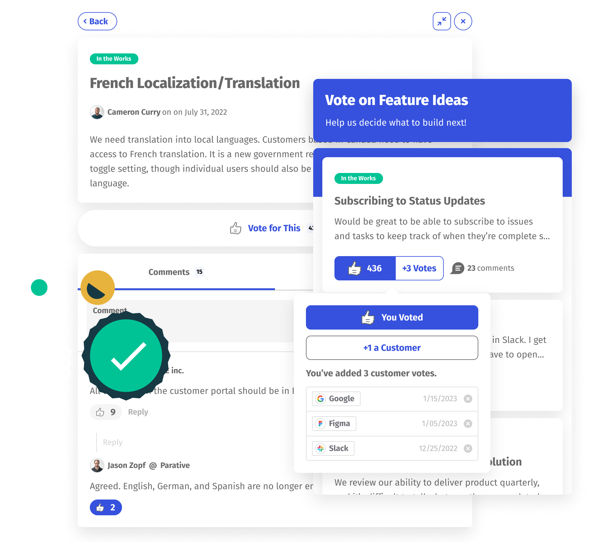 Product Feedback Tools Parlor