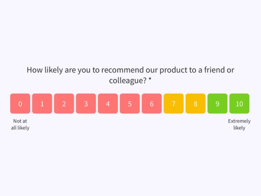 Product NPS® Survey Template