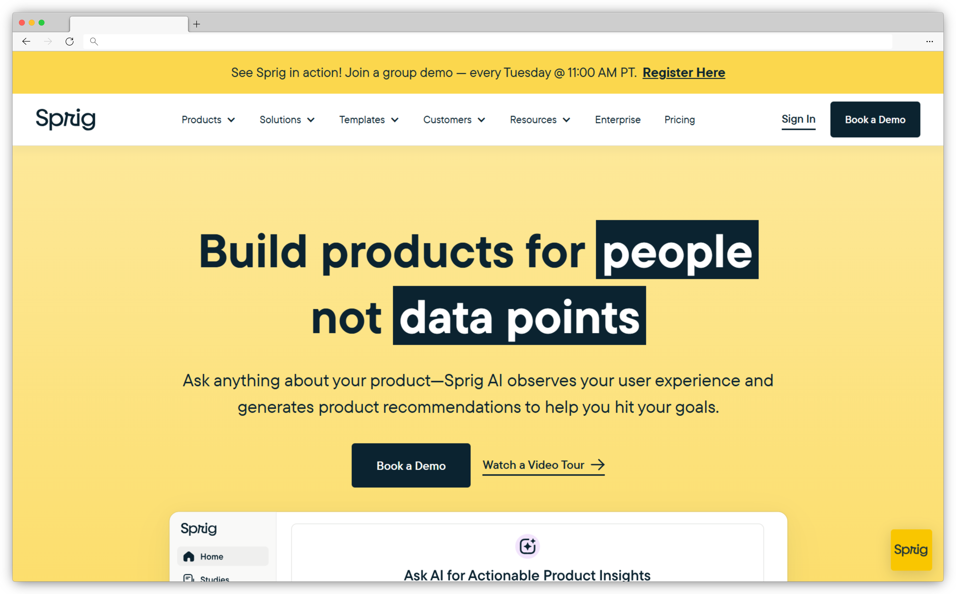 Sprig - Qualtrics Alternative