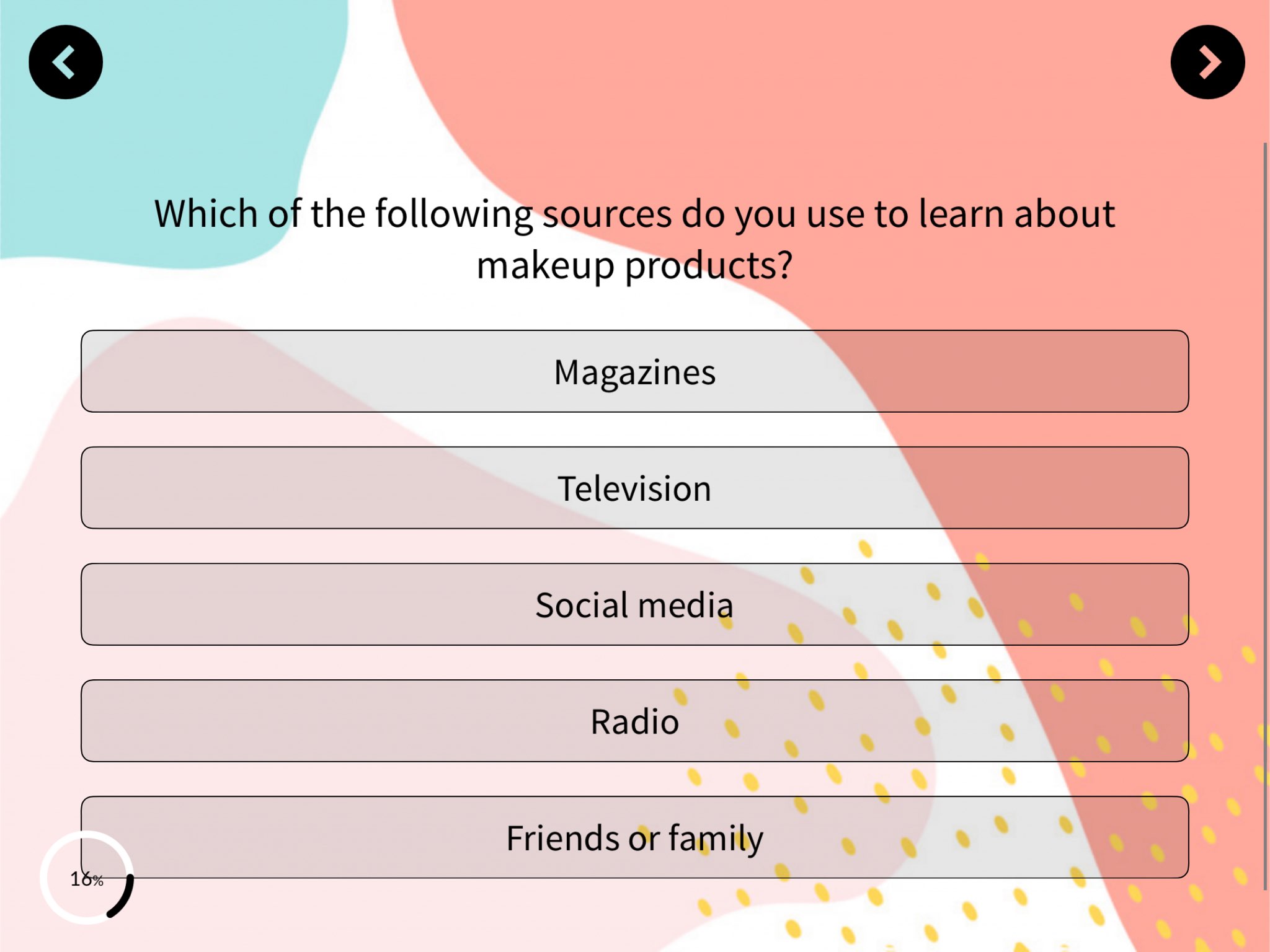 Skin Care Products Survey Template