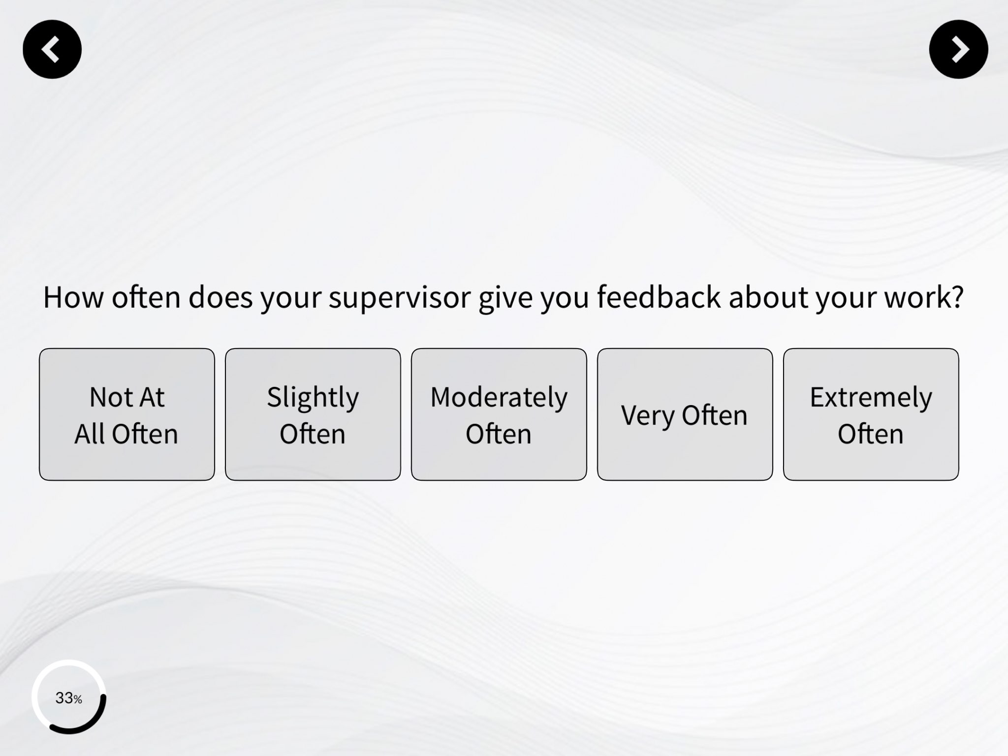 Supervisor Performance Evaluation Survey Form