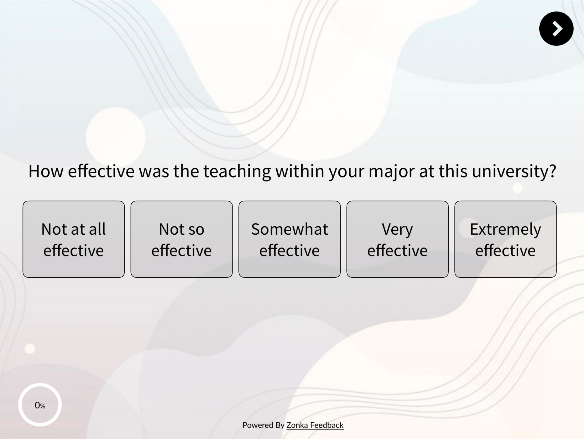 University student graduation survey template