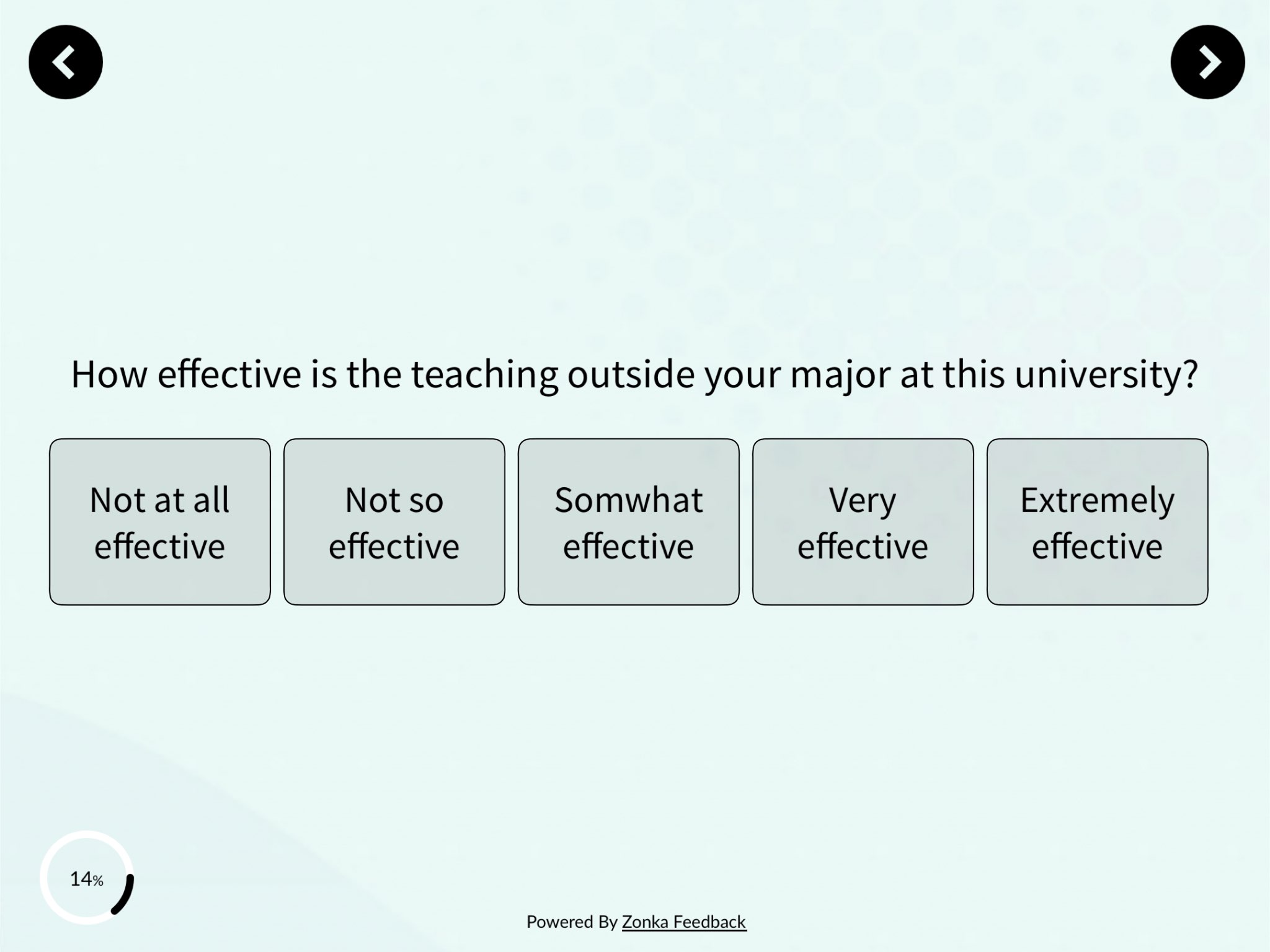 University student satisfaction survey template