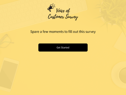 Voice of Customer Survey Template