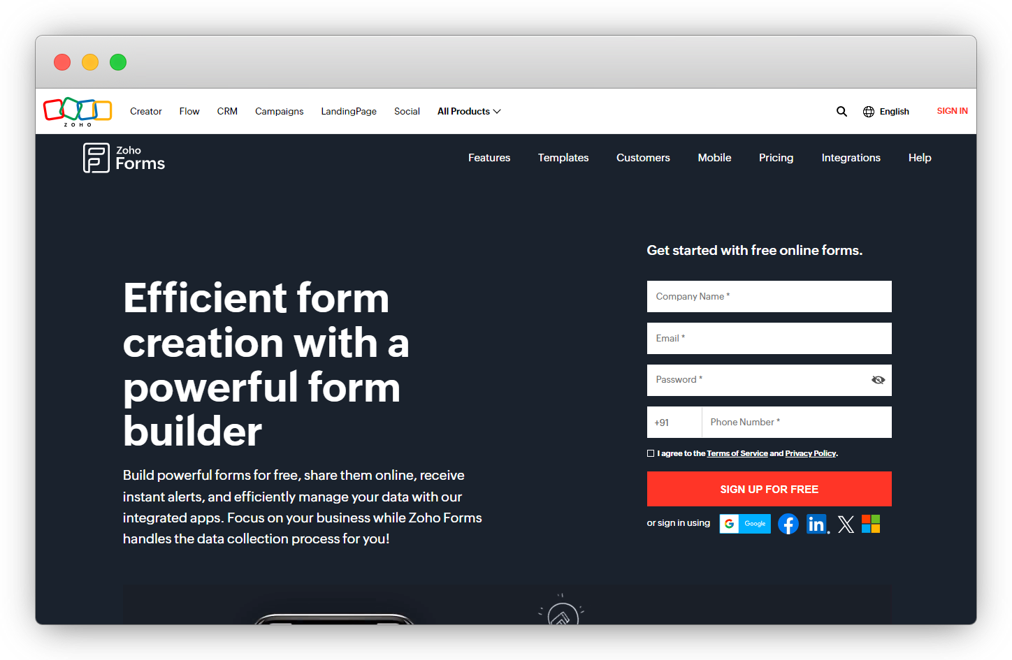 Zoho Forms Online Form Builder Software