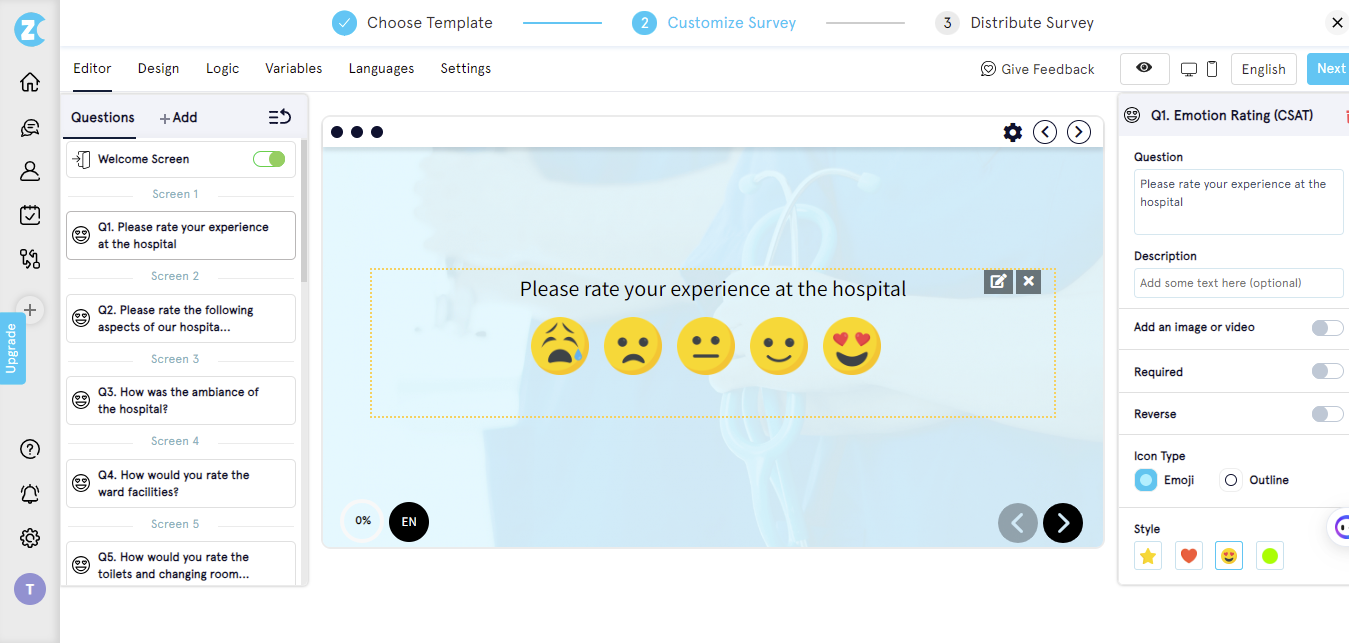 Zonka Feedback Patient Feedback Survey Builder