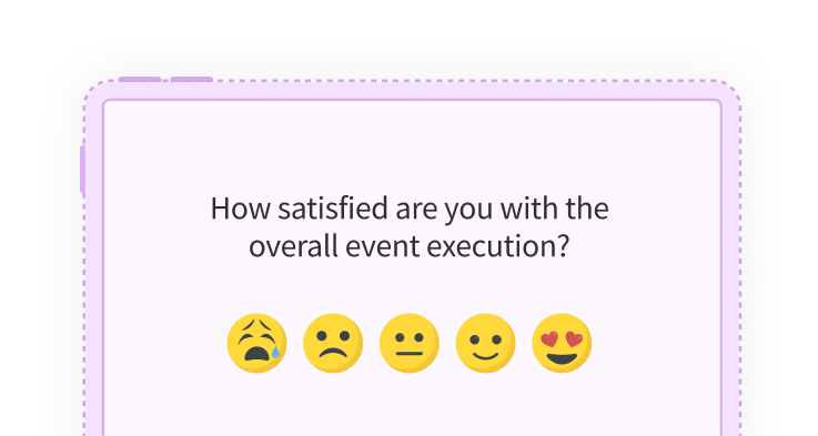 event feedback using ofline surveys